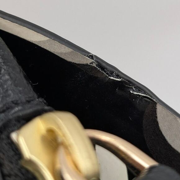 Marc Jacobs Mini Grind Coated Leather Tote Bags Zip Pockets Black M0015685 - Picture 6 of 16